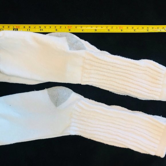 Hanes Her Way Slouch Socks 90s 80s Scrunch Aerobic - Picture 2 of 3